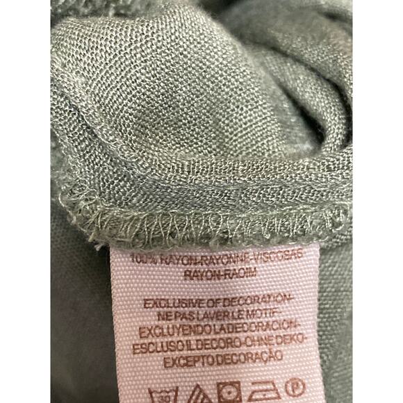 Free People In The Moment Green Floral Embroidered Off The Shoulder Jumpsuit 2 - Picture 5 of 5